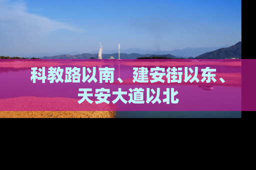 科教路以南、建安街以东、天安大道以北