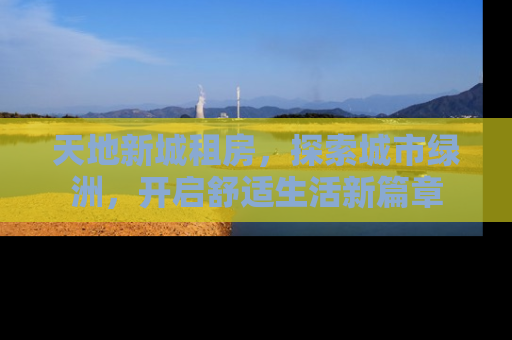 天地新城租房，探索城市绿洲，开启舒适生活新篇章