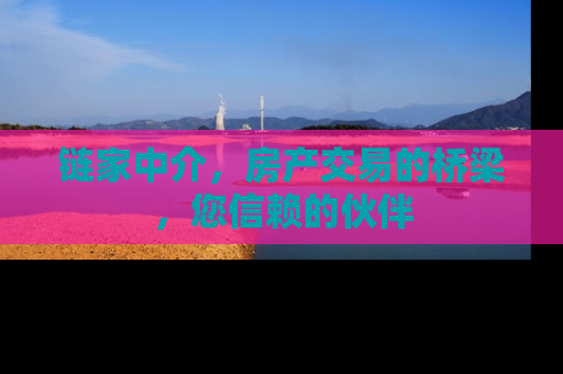 链家中介，房产交易的桥梁，您信赖的伙伴