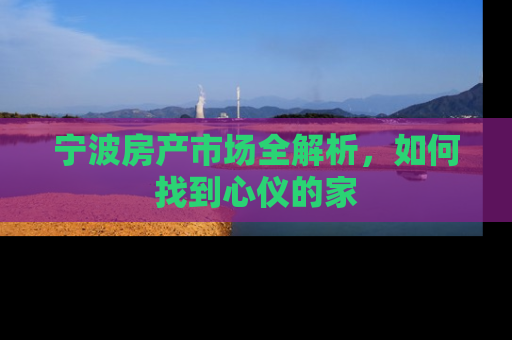 宁波房产市场全解析，如何找到心仪的家