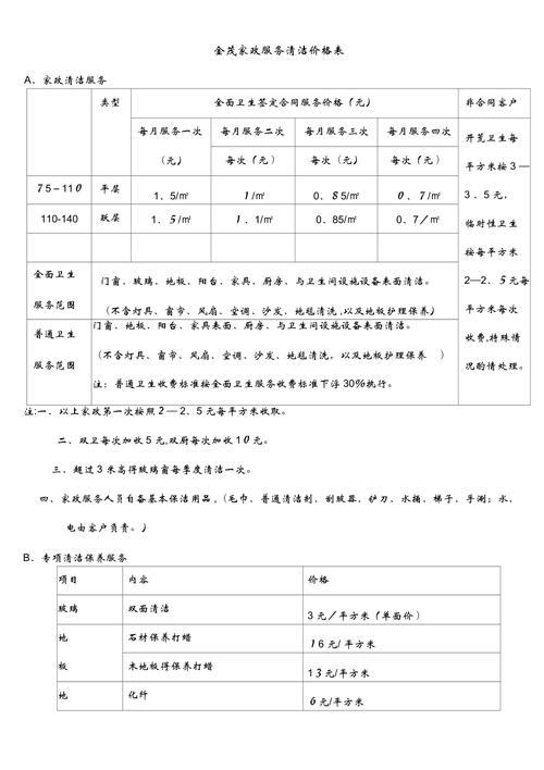 上海家政清洁服务